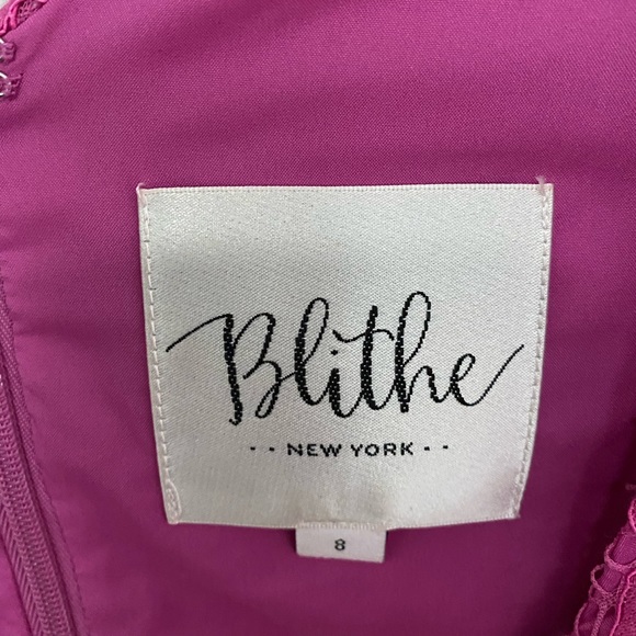 Blithe New York Pink Lace Cocktail Dress - Picture 2 of 3